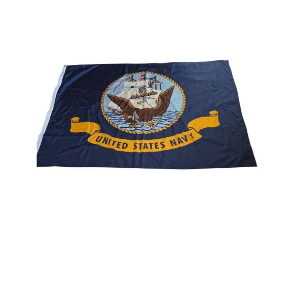 US NAVY Military Flags Unlimited 68x48in Outdoor Print Nylon Made in USA - Picture 1 of 6